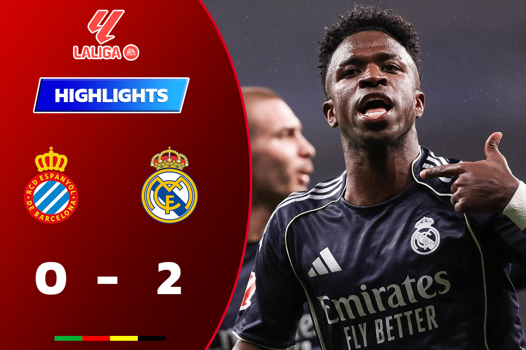 ไฮไลท์ฟุตบอล เอสปันญ่อล 0-2 เรอัล มาดริด