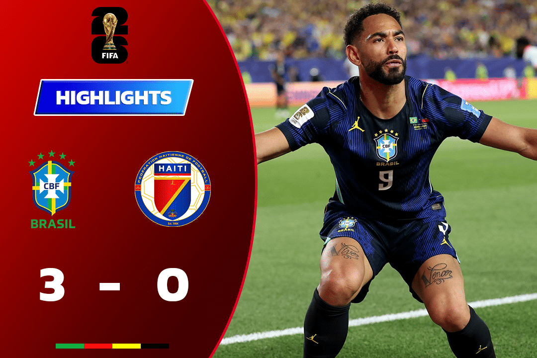 ไฮไลท์ฟุตบอล บราซิล 3-0 เฮติ