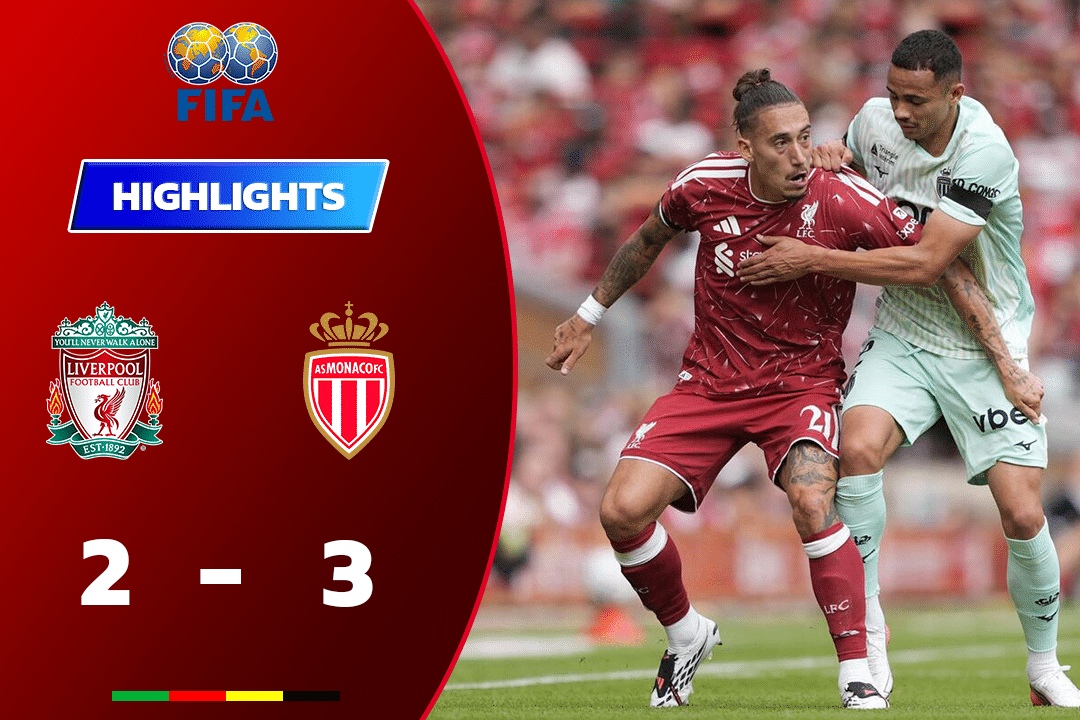ไฮไลท์ฟุตบอล ลิเวอร์พูล 2-3 โมนาโก
