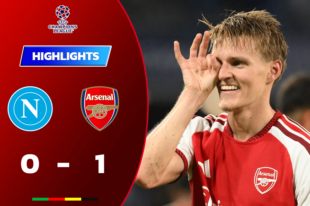 ไฮไลท์ฟุตบอล นาโปลี 0-1 อาร์เซน่อล